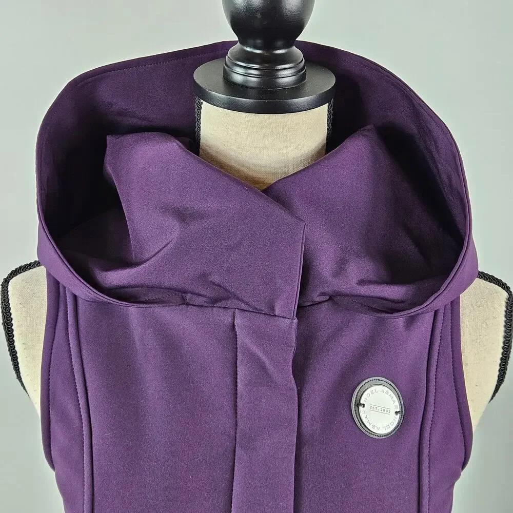 Noel‎ Asmar Equestrian Women's Riding Vest Soft Shell Hooded Purple | XXS
